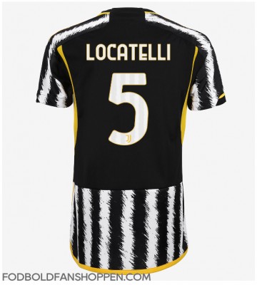 Juventus Manuel Locatelli #5 Hjemmebanetrøje Dame 2023-24 Kortærmet